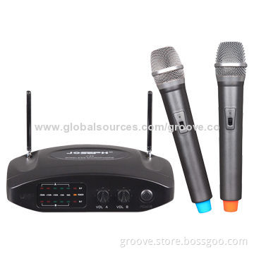 VHF Wireless Microphone System with 165 to 270MHz Frequency